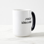 Mug Magique made of ideas & caffeine (Devant droit)