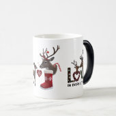 Mug Magique Magic Reindeer Knitted Boot "Love in Every Little  (Devant droit)