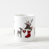 Mug Magique Magic Reindeer Knitted Boot "Love in Every Little  (Centre)