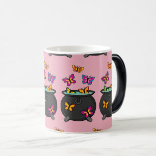 Mug Magique Magical Butterflies from a cauldron