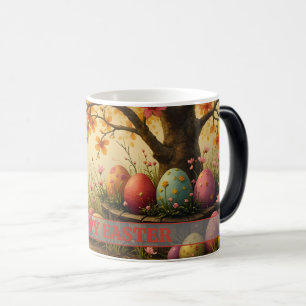 Mug Magique Magie de fleurs printanières avec Splendor d'oeufs
