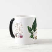 Mug Magique Magique Écriture Dorée Éclairons la Saison Ensembl (Devant gauche)