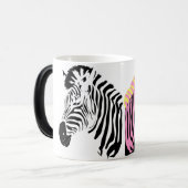 Mug Magique Magnétique de zèbre (Devant gauche)