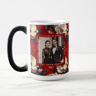 Mug Magique Magnifiques Gardenias Fleur Rouge Pétales Fleur Sa