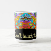 Mug Magique Main Tirée Par EDDArt - Blah Blah Blah 1 (Centre)