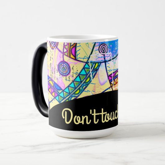 Mug Magique Main tirée par EDDArt - Échelle de rêve 1 (Devant gauche)