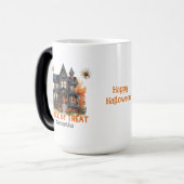 Mug Magique Maison hantée Halloween classique tendance (Devant gauche)