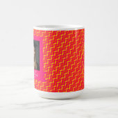 Mug Magique Maîtres d'impression zigzag colorés Grad (Centre)