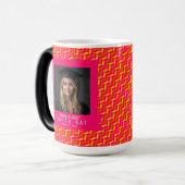Mug Magique Maîtres d'impression zigzag colorés Grad (Devant gauche)