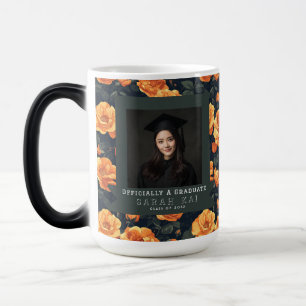 Mug Magique Maîtres Floraux Rose Élégant Grad