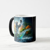 Mug Magique Majestic Tiger Splash Fantasy Wildlife Nature (Devant gauche)