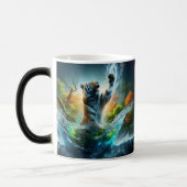 Mug Magique Majestic Tiger Splash Fantasy Wildlife Nature (Gauche)