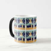 Mug Magique Malibu Sunset Escapade Californie (Devant gauche)