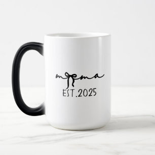 Mug Magique Mama Est 2025, Personnalisé, Maman Mug, Personnali