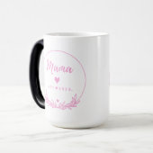 Mug Magique Mama Est.2025 shirt -Mother gift Pink Minimal -  (Devant gauche)