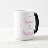 Mug Magique Mama Est.2025 shirt -Mother gift Pink Minimal -  (Devant droit)