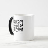 Mug Magique Maman bernoise chiot, Mère bernoise chien, Maman b (Devant gauche)