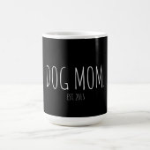 Mug Magique Maman de chien moderne personnalisée (Centre)