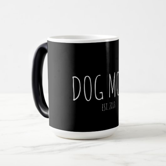 Mug Magique Maman de chien moderne personnalisée (Devant gauche)
