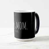 Mug Magique Maman de chien moderne personnalisée (Devant droit)