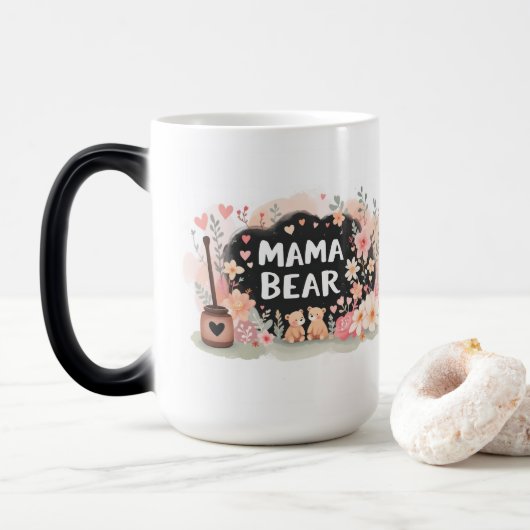 Mug Magique Maman Ours (Avec donut)