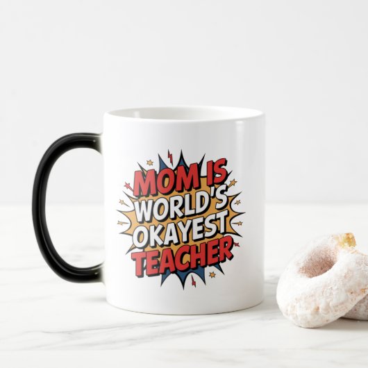 Mug Magique Maman Power (Avec donut)
