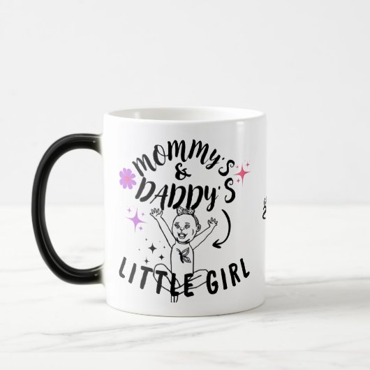 Mug Magique Maman's & papa's Little Girl (Gauche)