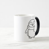 Mug Magique Manchot froid mais mignon (Devant droit)