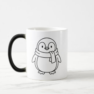 Mug Magique Manchot froid mais mignon