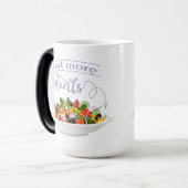 Mug Magique Mangez plus de plantes frais motivation salade let (Devant gauche)