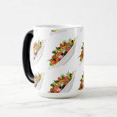 Mug Magique Mangez plus de plantes frais motivation salade let (Devant gauche)