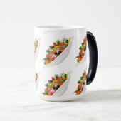 Mug Magique Mangez plus de plantes frais motivation salade let (Devant droit)