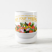 Mug Magique Mangez vos Légumes Citer salade fraîche mélange bo (Centre)