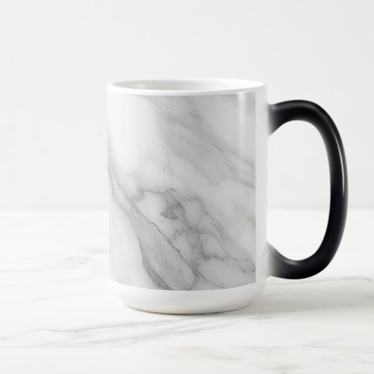 Mug Magique Marbre Blanc (Droite)