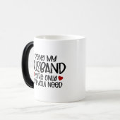 Mug Magique Mari - Musique Monogramme (Devant gauche)
