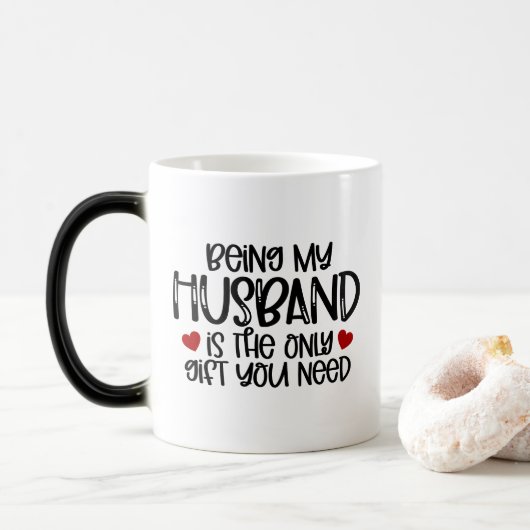 Mug Magique Mari - Musique Monogramme (Avec donut)