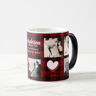 Mug Magique Mariage/Anniversaire/Vow Renouvellement PHOTO COLL