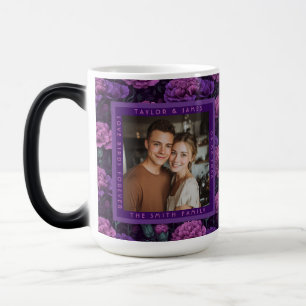 Mug Magique Mariage Traditionnel Œillet Violet Blissful