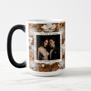 Mug Magique Mariage Vintage sur le thème des Gardenias en Or R