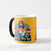 Mug Magique Mariée Rétro (Devant gauche)