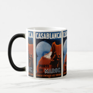 Mug Magique Maroc Casablanca Voyage Vacances Afrique du Nord
