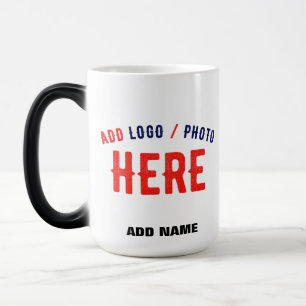 MUG MAGIQUE MARQUE BLANCHE MODERNE ET PERSONNALISABLE VÉRIFIÉE