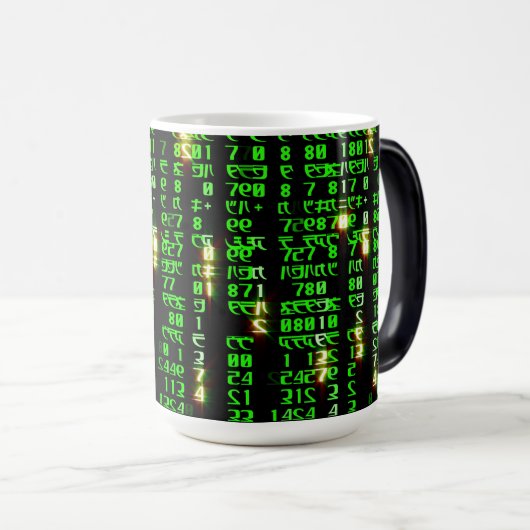 Mug Magique Matrice de code (Devant droit)