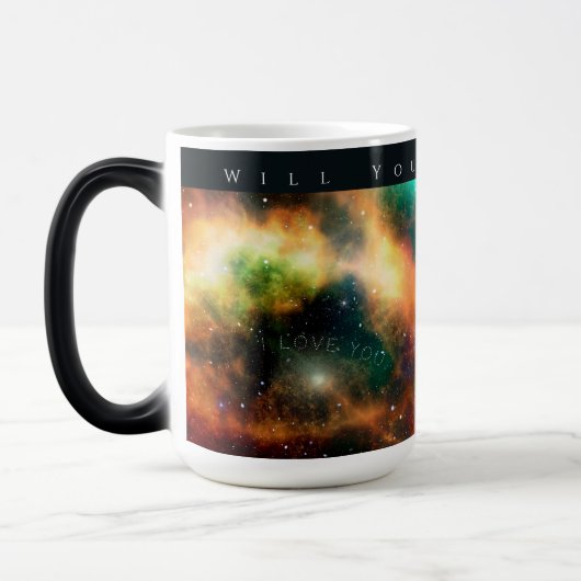 Mug Magique Me Marieras-Tu Constellation Je T'Aime (Gauche)