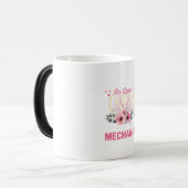 Mug Magique Mécanique Juste Une Fille Amoureuse Avec Un Mécani (Devant gauche)