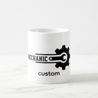 Mug Magique Mechanic Gear Logo – Automotive & Workshop Design