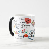 Mug Magique meilleur enseignant jamais (Devant gauche)