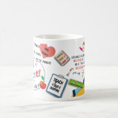 Mug Magique meilleur enseignant jamais (Centre)