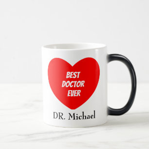 Mug Magique Meilleur Médecin Personnalisé Merci Médecin