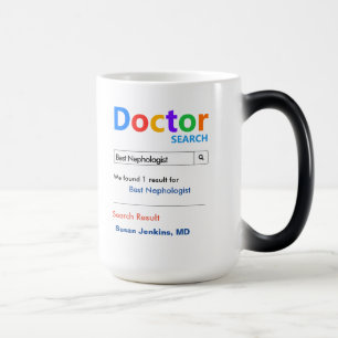 Mug Magique Meilleur néphrologue fait sur commande drôle